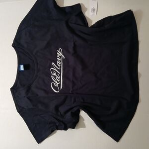 Old Navy Navy Blue Graphic Tee